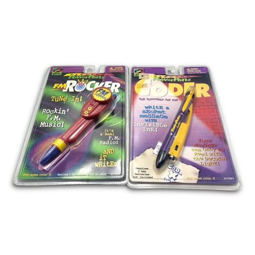 POWER PENZ Yes Gear Lot of 4 Vtg SEALED Dart Launcher Air Attack FM ...