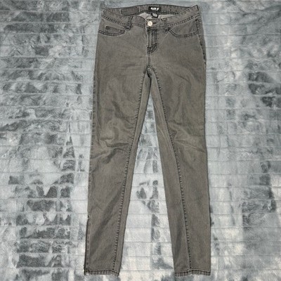 Allen B. by Allen Schwartz Mens Grey Skinny Ankle Zip Jeans Size 29x30