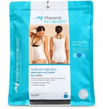 Marena Recovery girdle with high-back compression bodysuit black XL SFBHA2