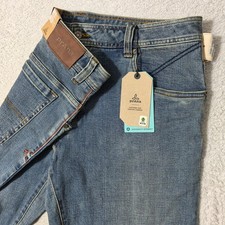NEW Prana Axiom Jeans Mens 36/30 Antique Stone Wash Stretch Denim Straight Leg