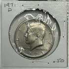 1971-D Kennedy Half Dollar - Circulated - ***FREE SHIPPING***