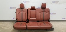 18 Ford F250 Super Duty King Ranch Rear Seat Assembly Java Leather Crew Cab