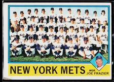 1976 Topps #531 New York Mets / Joe Frazier TC, MGR, CL Team Checklists