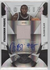 2009-10 Certified Freshman Fabric Signatures 350/399 DeJuan Blair #199 Auto 0c4