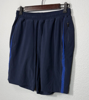 Fourlaps Four Laps Blue Medium Mens Shorts Athletic Gym Sports Running Outdoor