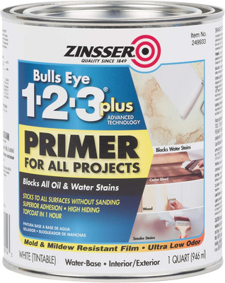 Rust-Oleum 249933 1-2-3 Plus, 1 Quarts (Pack of 1), White, 11 Fl Oz
