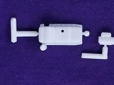 1967 Chevelle OIL PAN & STARTER for 396 V8 Engine from AMT 1:25 Model Kit 67