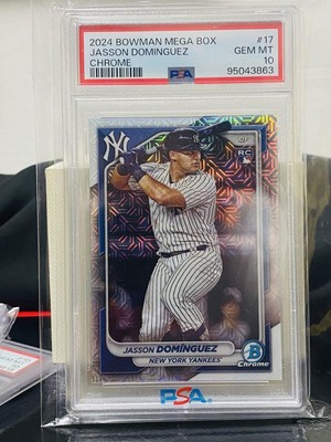 Jasson Dominguez RC Chrome #17 PSA 10