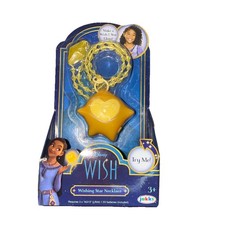 Disney Wish Movie - Wishing Star Necklace - Light Up - Ages 3 - Brand New