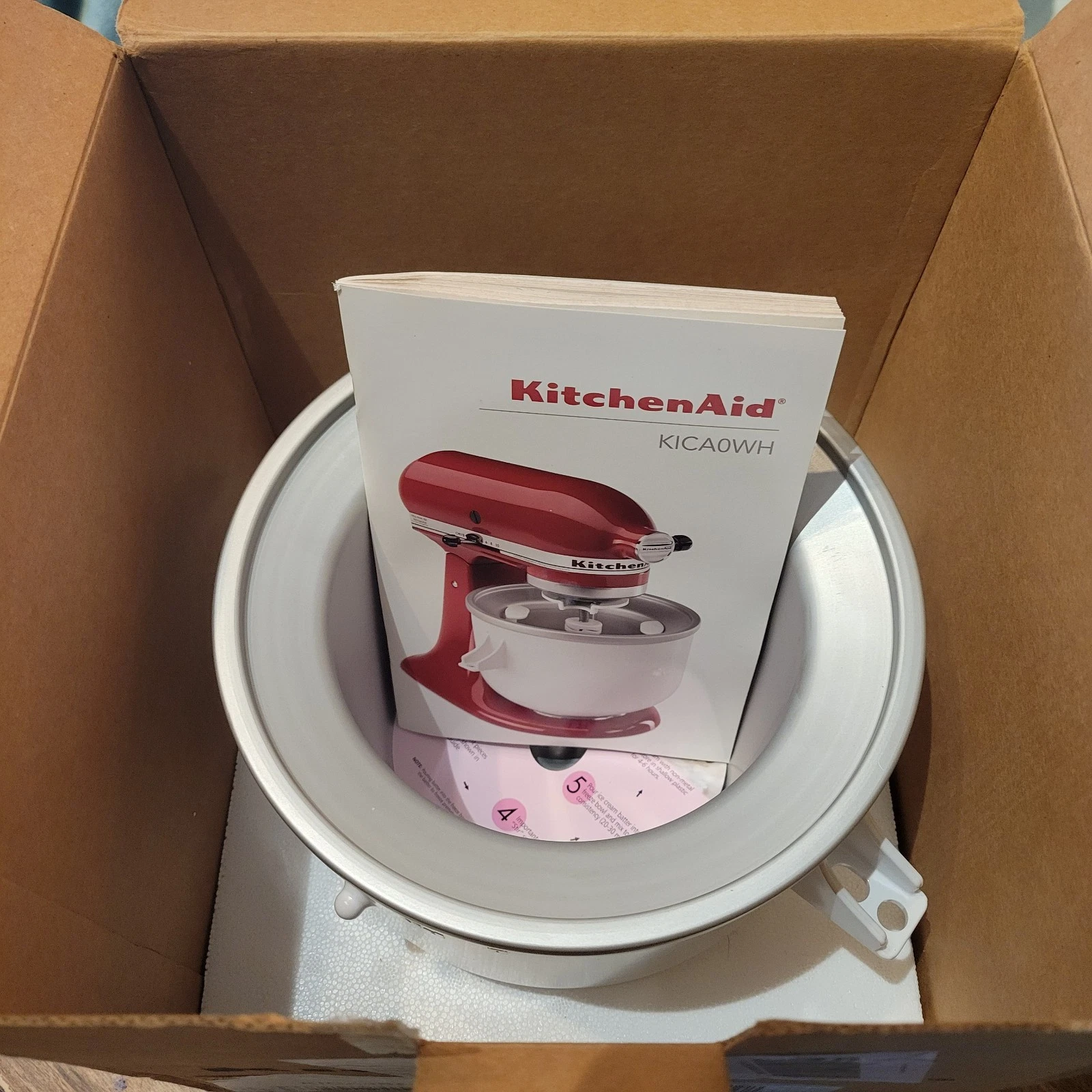 KITCHENAID ICE CREAM MAKER KICAOWH , THE FREEZE BOWL ONLY !!!
Opens in a new window or tab