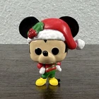 Santa Hat Mickey Mouse Disney Funko Pocket Pop Mini 2" Figure Christmas Advent