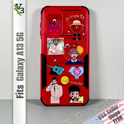 Custom Case for Galaxy A13 5G - Latin Vibes Album Collage Heart Verano Sun