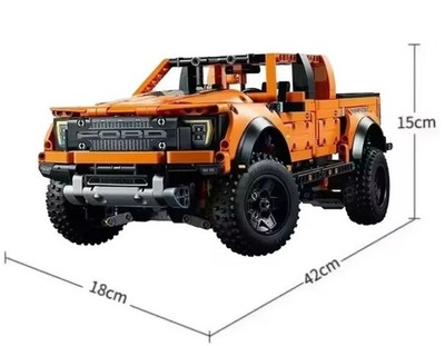 MOC FORD F*150 RAPTOR 1:12 Brick Block Build 42cm + Hardtop