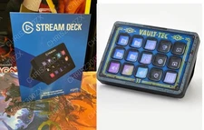 Fallout 4 76 New Vegas Vault 33 Elgato Stream Deck Keyboard Key Pad + Face Plate