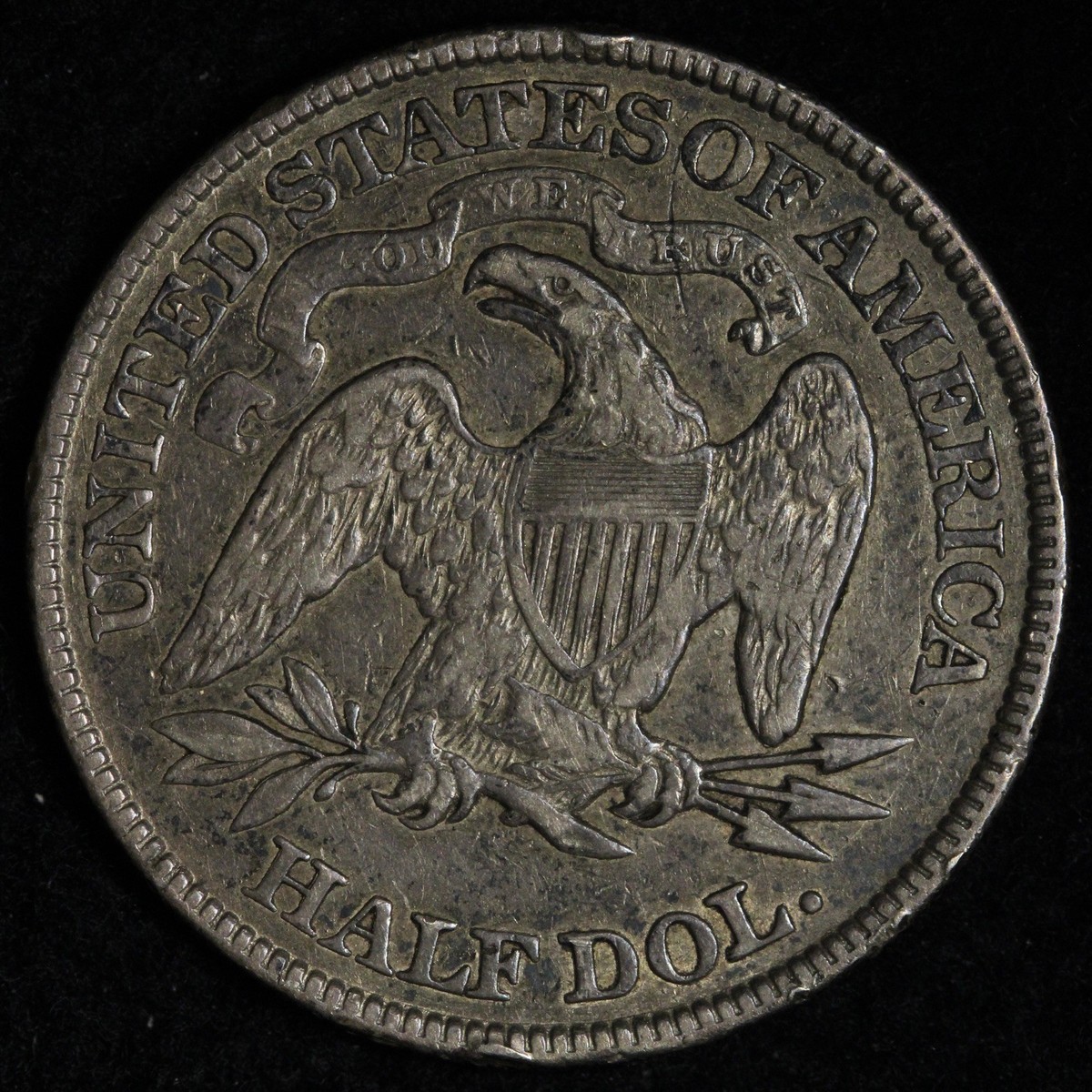 1877 Seated Liberty Silver Half Dollar XF+ E341 VRABM | eBay
