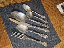 Beautiful assortment of silverplate flatware. Multible makers. Great for crafts.
