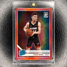 TYLER HERRO /99 Rated Rookie RED 2019-20 Donruss Optic NBA Basketball #172 HEAT