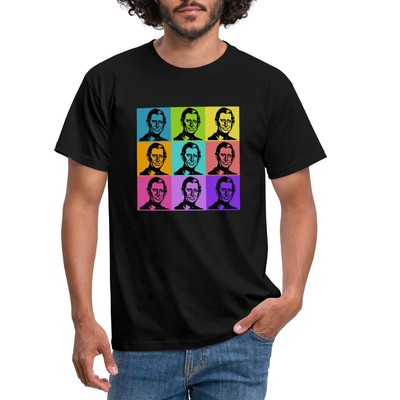 King Charles III Pop Art Männer T-Shirt