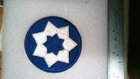 GENUINE VINTAGE MILITARY PATCH WW2 ERA US ARMY 7TH SERVICE COMMAND