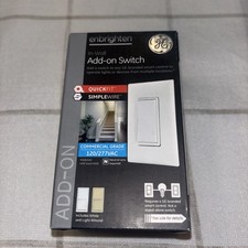 GE Enbrighten Add-On Switch With QuickFit AS2005 New Open Box