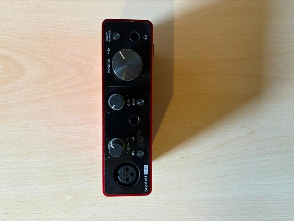 FOCUSRITE SCARLETT SOLO (2rd Gen.) scheda audio usb per registrazione produzione - Immagine 4 di 4