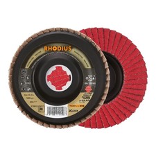 RHODIUS TOPline JUMBO SPEED P X-LOCK Fächerschleifscheibe 115 x 22,23 mm K40 10