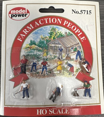 #ad #ad Model Power HO Scale #5715 Farm Action People 6 People NIP $9.99