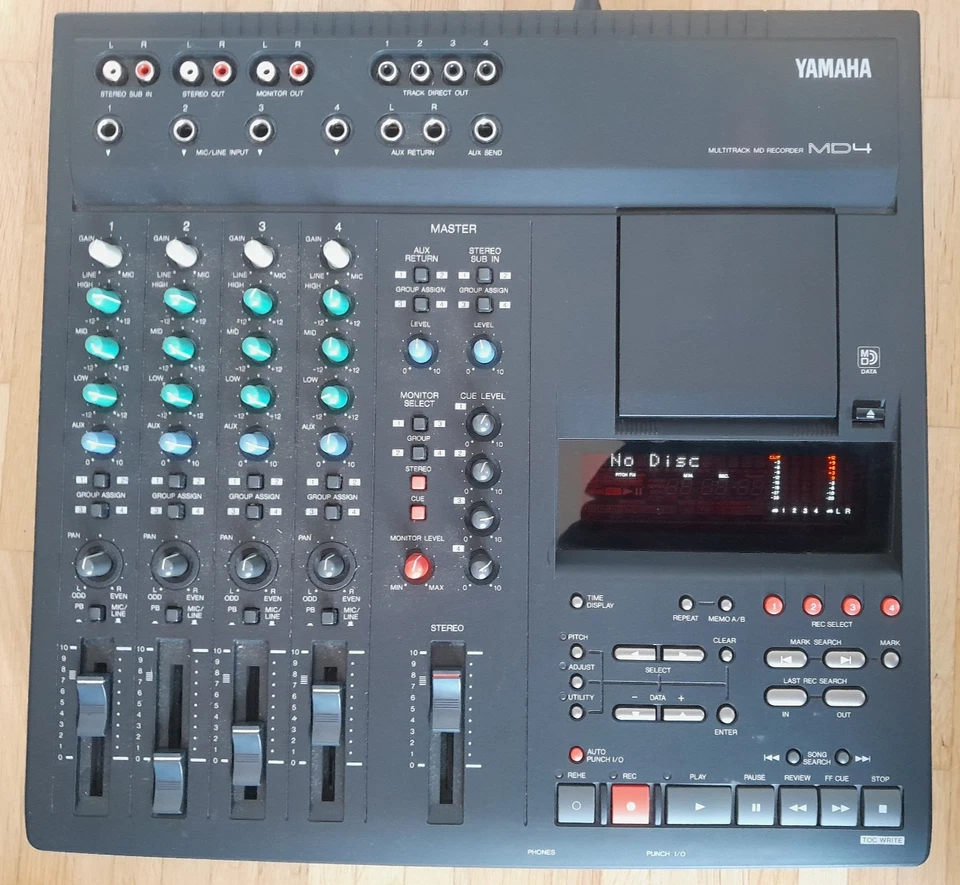 Yamaha MD4 4-Spur-Recorder mit integriertem Mischpult