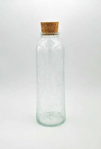 Vintage Blenko Crackle Glass Utility Jar - #995