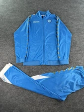 Kappa SSC Napoli Football Tracksuit Soccer Set Jacket Pants Men 3XL Blue White