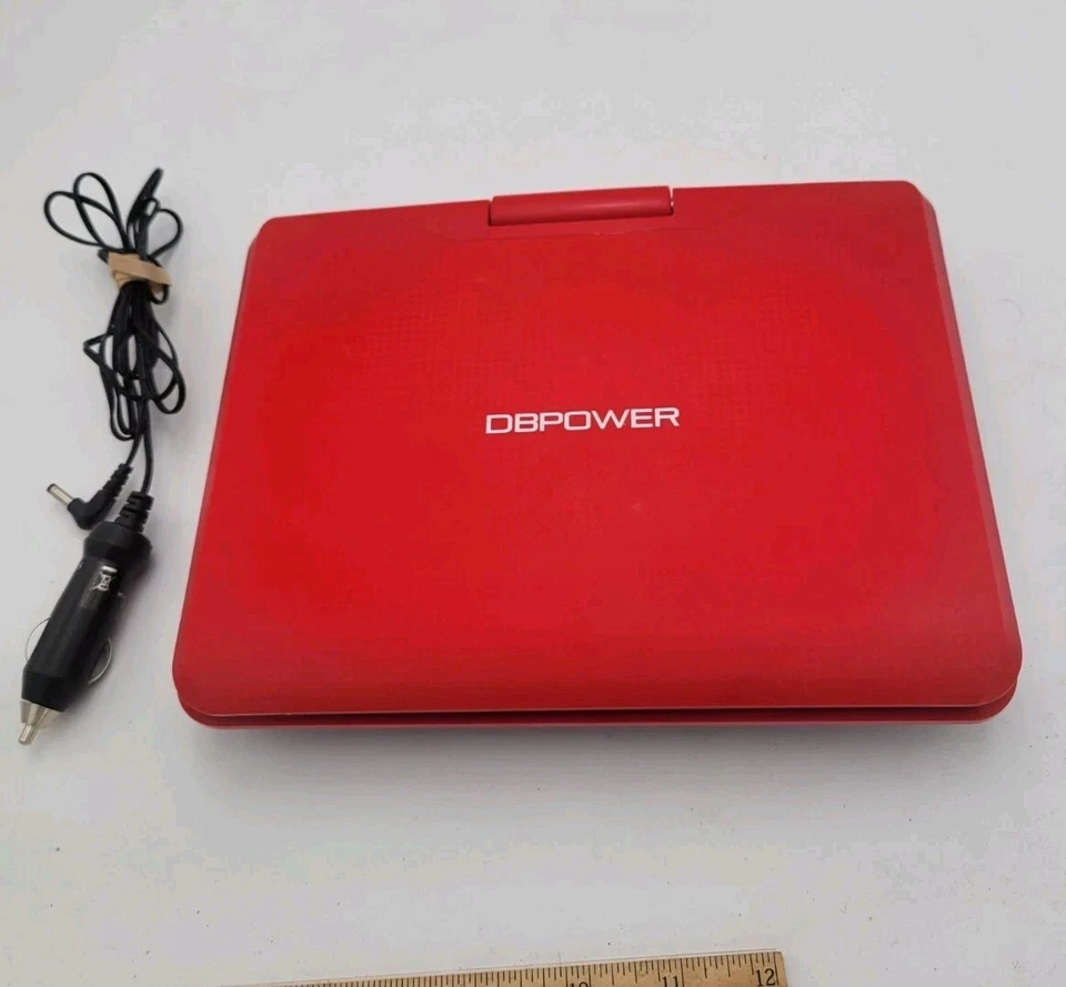 DB POWER PORTABLE DVD PLAYER BLUE 11.5" 9" SCREEN MODEL PD928 RED - Image 3 of 4