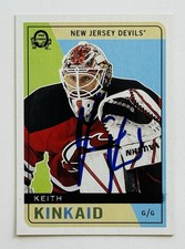 Keith Kinkaid New Jersey Devils Autographed 2017-18 OPC Hockey Retro #324 COA