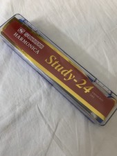 SUZUKI Study-24 Tremolo Harmonica Key of C - 24 Hole