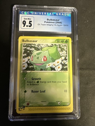 Bulbasaur graded CGC 9.5 for sale on eBay