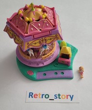 Polly Pocket - Spin Pretty Carousel - BLUEBIRD - 1995 - INCOMPLETE
