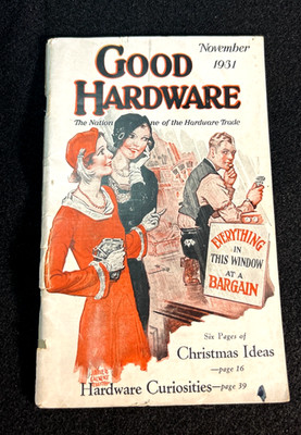1931 Good Hardware Trade Magazine   November Issue   Vintage Advertising VG