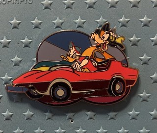 Goofy & Donald Autopia – Disney Enamel Pin