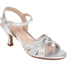 Van Dal Metallic Leather Stiletto Heels - Size