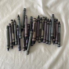 Lot of 25 Violet Blue Crayola Crayons Binney Smith Retired Vintage Rare