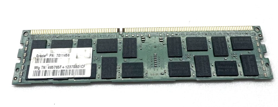 Sun 7011456 8GB 240p PC3-10600 2R 1.35V DDR3L-1333 ECC REG Memory X4800 M2 - Image 2 of 3