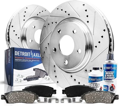 5-Lug Front Brake Pads Rotors for 2003-2011 Ford Crown Victoria