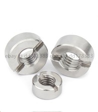 304 Stainless Steel Slotted Round Nuts M3 M4 M5 M6 M8 M10