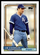 1992 TOPPS JIM EISENREICH #469 KANSAS CITY ROYALS 2133