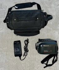 Panasonic PV-L606 Palmcorder VHS-C 22x Digital No Battery ~ Works