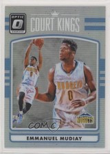 2016 Panini Donruss Optic Court Kings Holo Silver Prizm Emmanuel Mudiay #39 0q0m