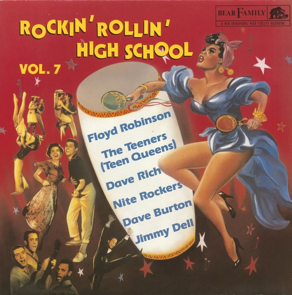Various - Rockin Rollin' Highschool Vol. 7 (Lp) - Vinyl Rock & Roll-image