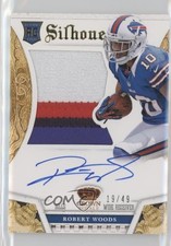 2013 Panini Crown Royale Silhouettes Gold Auto 19/49 Robert Woods #231 Auto 3c7