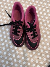 Nike Pink Black Small Kids Soccer Cleats Size 11C