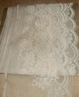 Vintage lot of Cream Beige Lace Beautiful Large And Unique! — photo 5