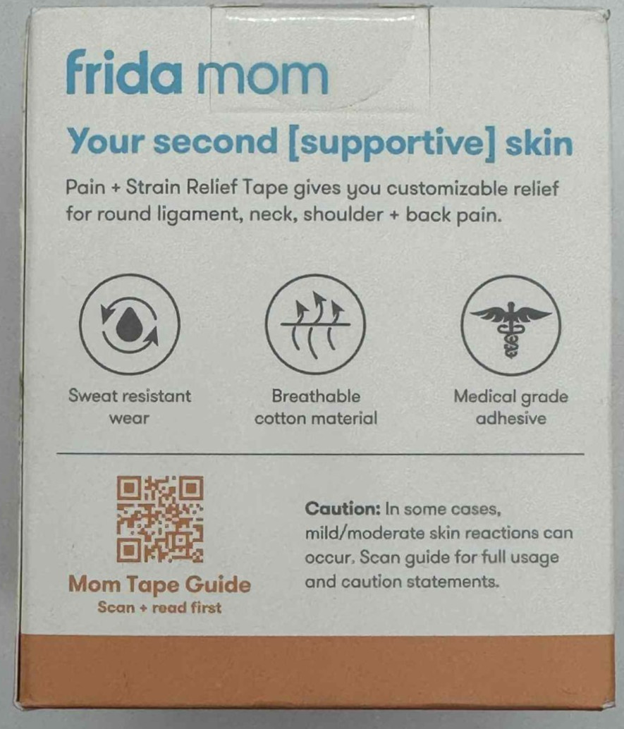 4PC Frida Mom Postpartum Recovery + Sore Nipple Set &Pain Strain Relief Tape SET